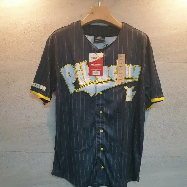 [BUNJANG] Pokemon Pikachu 30th Anniversary Jersey T-Shirt / 포켓몬스터 피카츄. 30주년! 저지 반팔티!