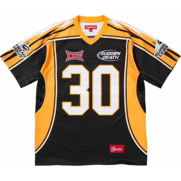 [BUNJANG] Supreme 24SS Sudden Death Football Jersey Black M / 24SS 슈프림 서든 데스 풋볼 저지 블랙 M