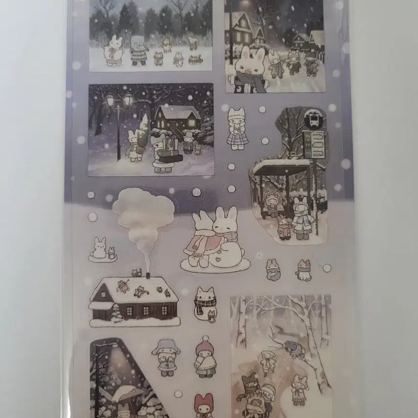 [BUNJANG] Ddalgi's Heart "The Day Snow Fell" Art Print / <딸기의마음> 눈이 내리던 날