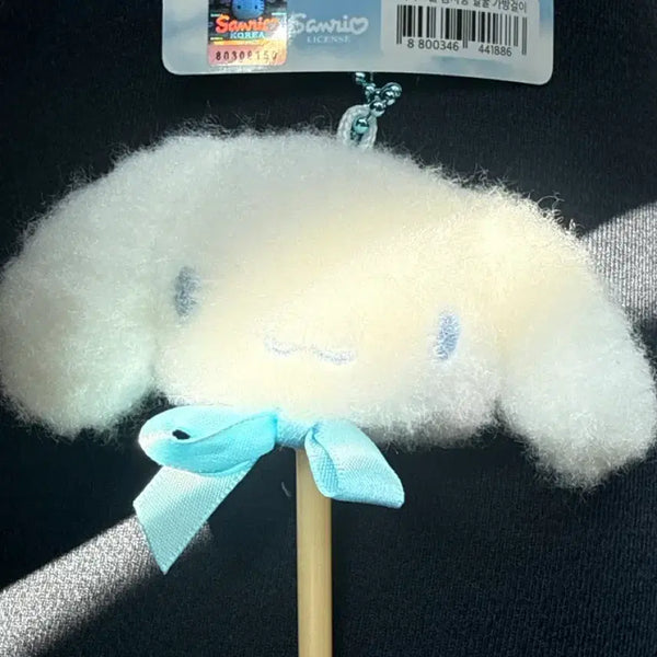 [BUNJANG] Sanrio Cinnamoroll Cotton Candy Stick Keychain / 산리오 시나모롤 막대 솜사탕 키링