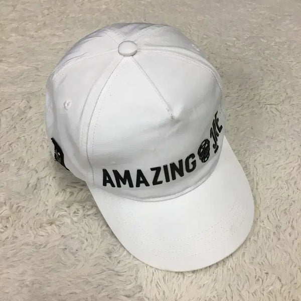[BUNJANG] Amazingcree Big Logo Ball Cap GG23 / 어메이징크리 빅로고 모자 볼캡 GG23