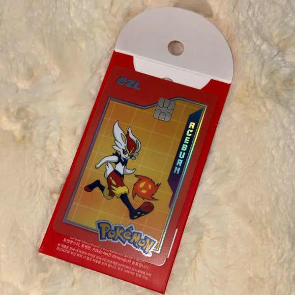 [BUNJANG] Pokemon Ensky Ace Burner Transportation Card (Unsealed, Unused) / (단순개봉) 포켓몬 이즐 교통카드 에이스번