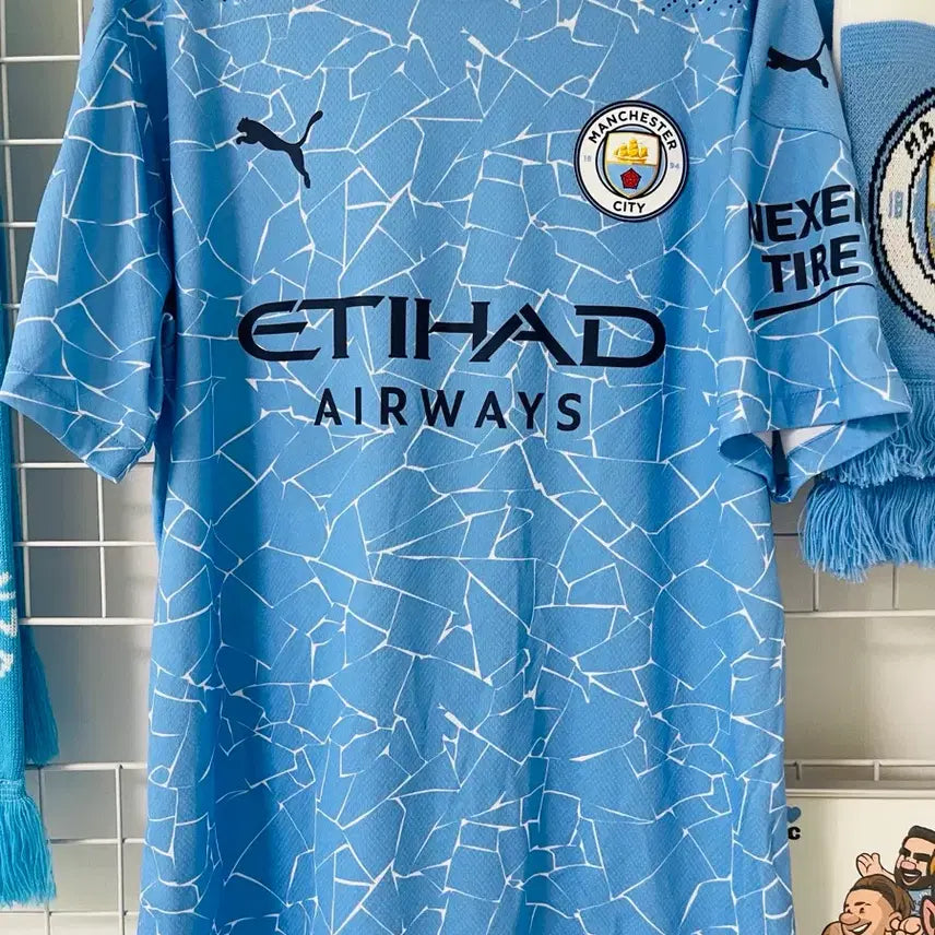 [BUNJANG] Manchester City 20-21 Home Authentic Jersey Dias / 20-21 맨시티 홈 어센틱 디아스