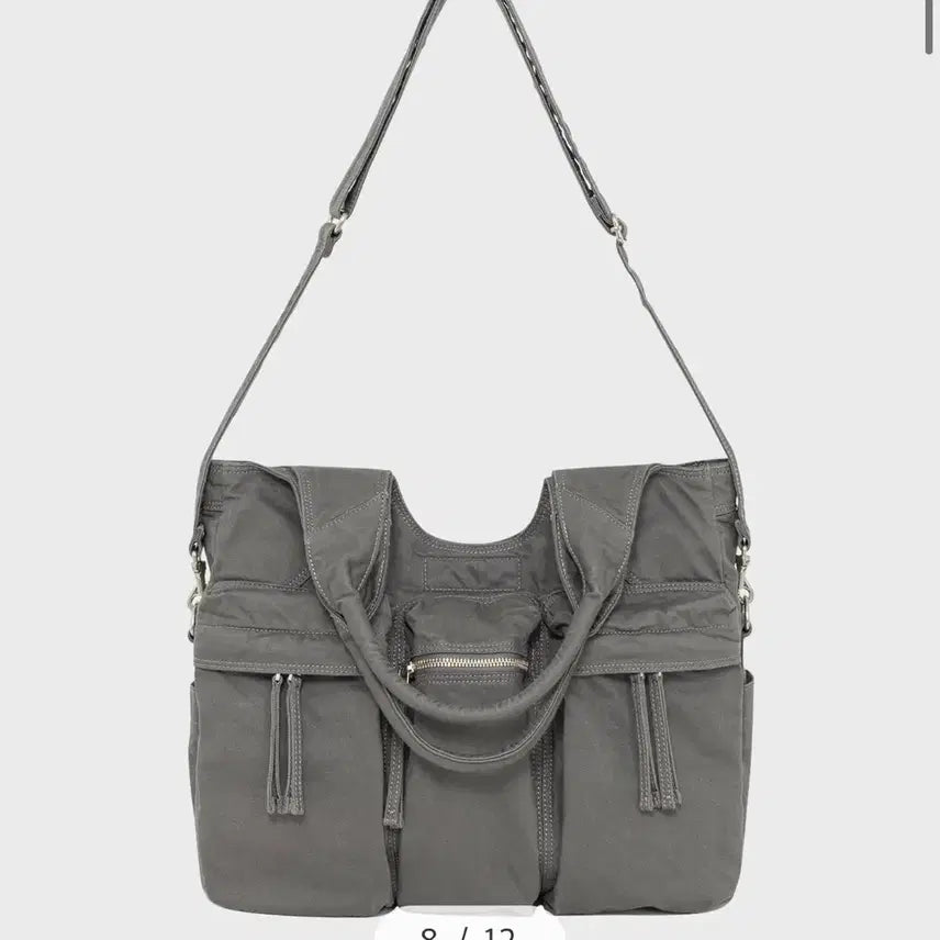 [BUNJANG] Vellie Officer Prochida Bag Grey / 벨리에  오피서 프로치다 백 그레이