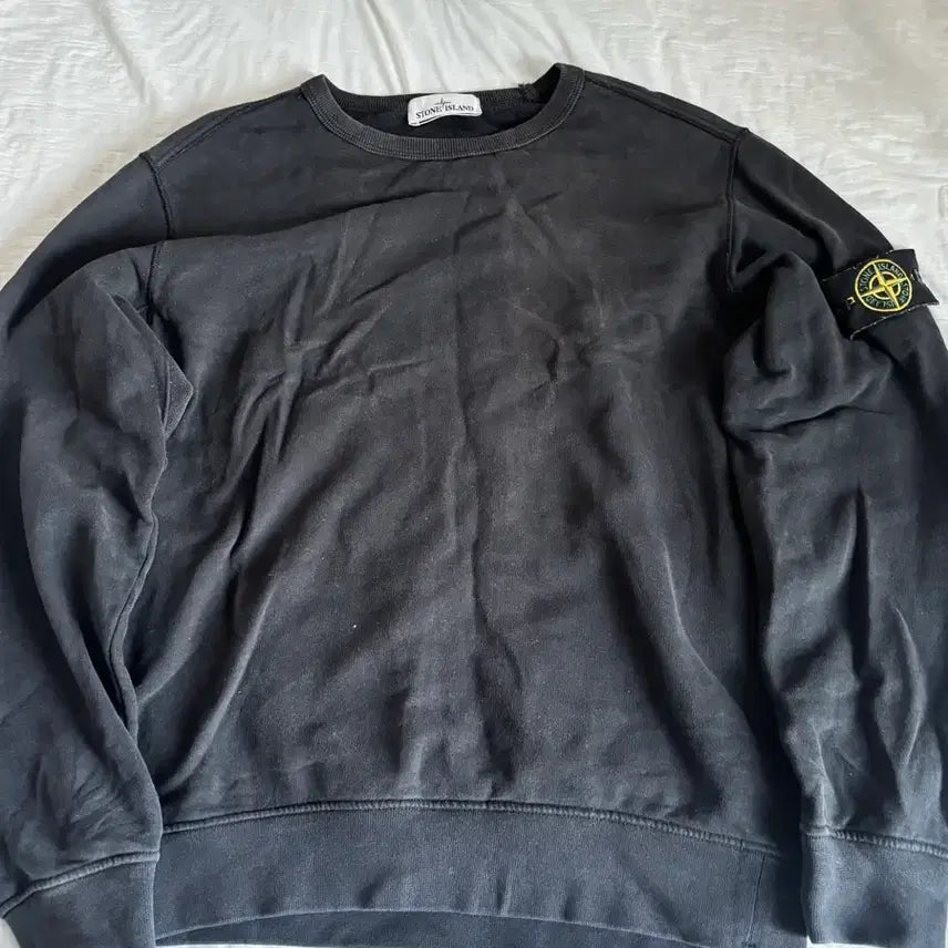 [BUNJANG] Stone Island Sweatshirt Black M / 스톤아일랜드 맨투맨 블랙 m