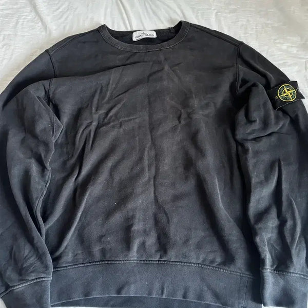 [BUNJANG] Stone Island Sweatshirt Black M / 스톤아일랜드 맨투맨 블랙 m