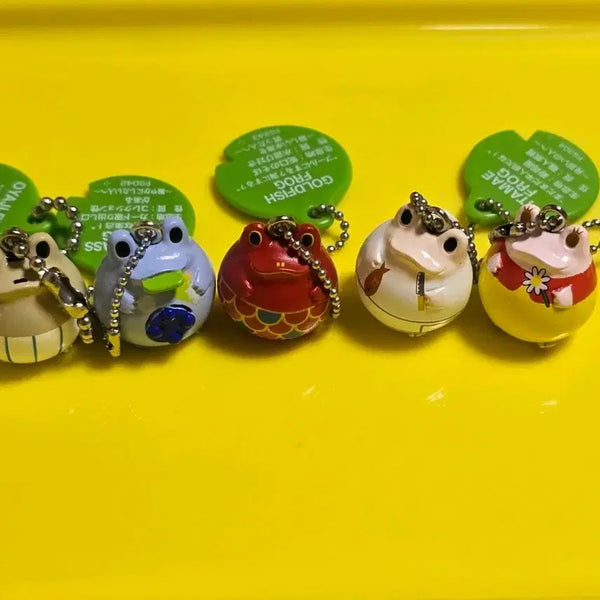 [BUNJANG] Frog Style Keychain Bundle Set / 프로그스타일 키링 5개  일괄
