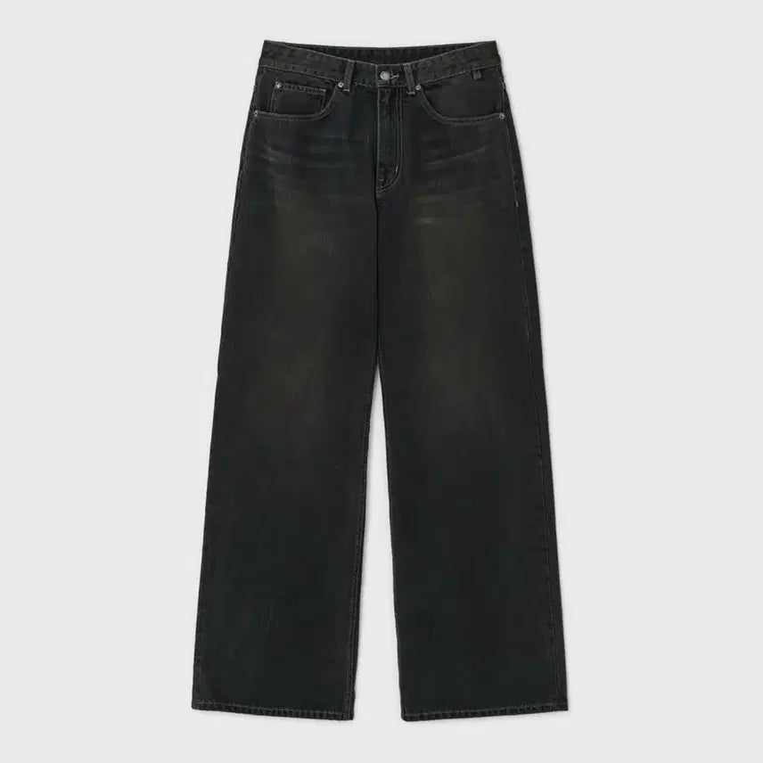 [BUNJANG] Bellier True Wide Dimming Black Pants 30/32 / 벨리에 트루와이드 디밍 블랙 30/32