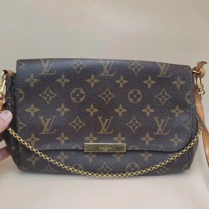 [BUNJANG] Louis Vuitton Favorite MM Monogram Canvas Crossbody Bag / 루이비통 페이보릿mm