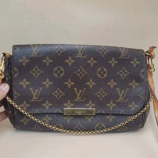[BUNJANG] Louis Vuitton Favorite MM Monogram Canvas Crossbody Bag / 루이비통 페이보릿mm