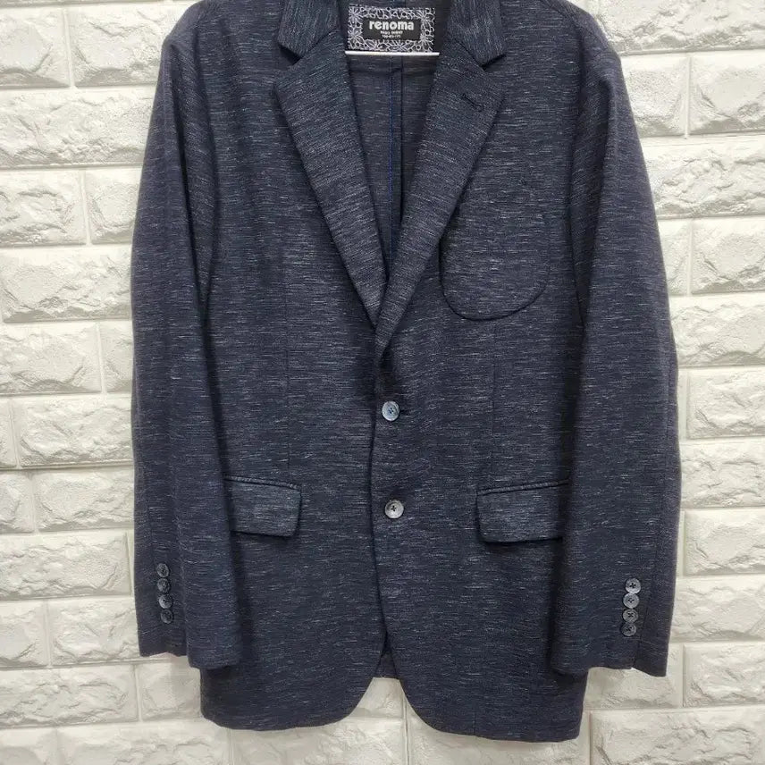 [BUNJANG] Renoma Ramie Blend 2-Button Suit Jacket Size 100 / 레노마 마혼방 2버튼 정장자켓 100사이즈 k1164