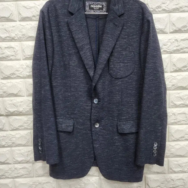 [BUNJANG] Renoma Ramie Blend 2-Button Suit Jacket Size 100 / 레노마 마혼방 2버튼 정장자켓 100사이즈 k1164