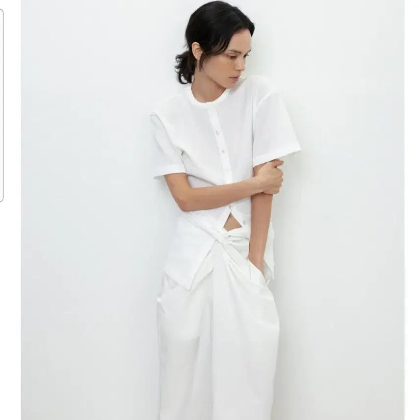 [BUNJANG] RRACE Pleated Blouse Black M / rrace 플리츠 블라우스 블랙m