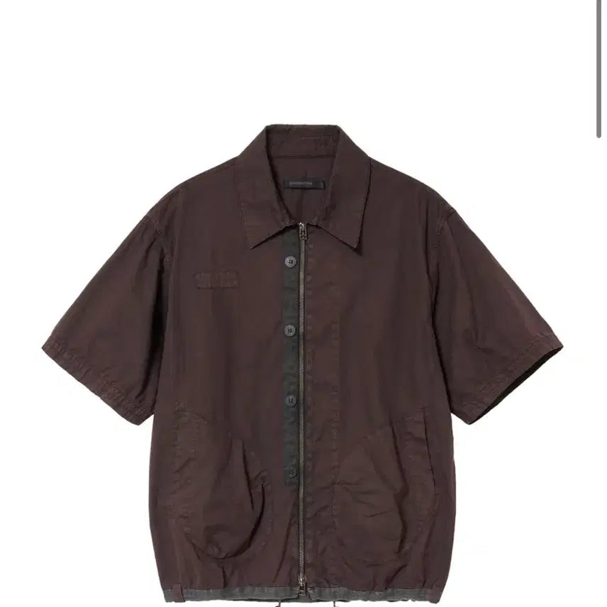 [BUNJANG] HAECHINGROOM Boxer Shacket Dark Burgundy / 해칭룸 복서 셔켓 다크 버건디 2