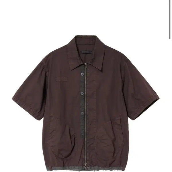 [BUNJANG] HAECHINGROOM Boxer Shacket Dark Burgundy / 해칭룸 복서 셔켓 다크 버건디 2
