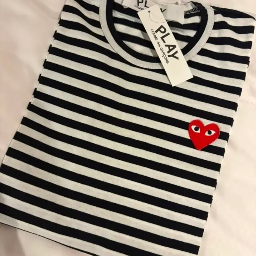 [BUNJANG] Comme des Garçons Striped Long Sleeve Shirt / #(정품/새상품)꼼데 스트라이프 롱슬리브 판매합니다~