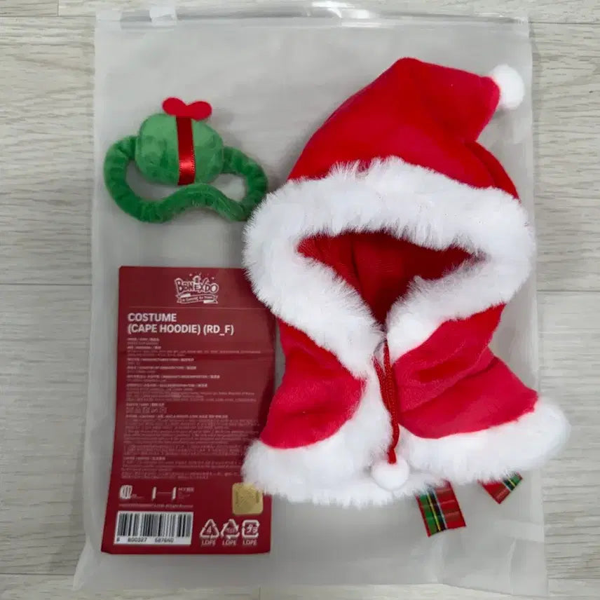 [BUNJANG] BOYNEXTDOOR Bunny Doll Santa Outfit Custom / 보이넥스트도어 쁘넥도 산타 옷 커스텀