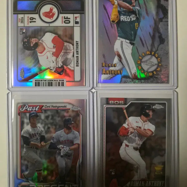 [BUNJANG] 2026 Topps Chrome Baseball Roman Anthony Rookie Card Set (4-Card Lot) / 2026 탑스 크롬 베이스볼 로만 앤서니 (루키 4장 랏)