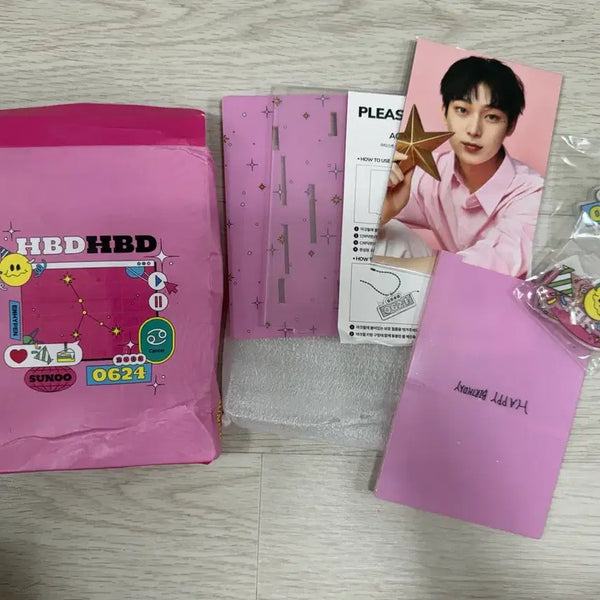 [BUNJANG] ENHYPEN Sunoo Official Birthday MD Package (Acrylic Frame & Keyring) / 엔하이픈 선우 공식 생일 MD 패키지 (아크릴 프레임&키링)