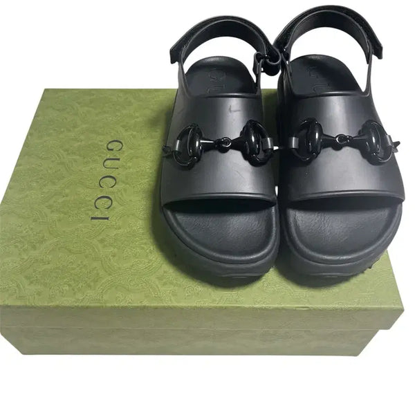 [BUNJANG] Gucci Horsebit Sandals Black / 구찌 홀스빗 샌들 블랙