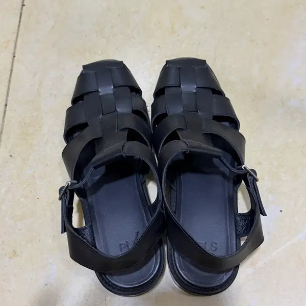 [BUNJANG] FLS Leather Sandals / FLS 가죽샌들 브랜드
