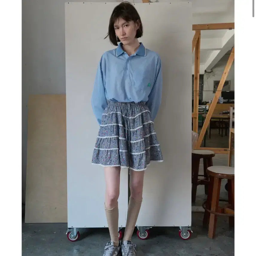 [BUNJANG] No Contents Skirt / 노컨텐츠 스커트