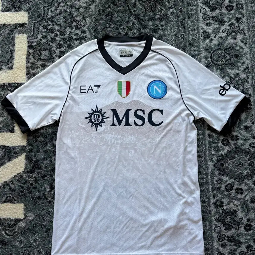 [BUNJANG] EA7 Napoli 23-24 Away Authentic Jersey XL / EA7 나폴리 23-24 어웨이 유니폼 xl