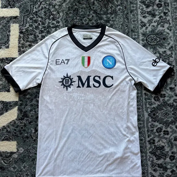 [BUNJANG] EA7 Napoli 23-24 Away Authentic Jersey XL / EA7 나폴리 23-24 어웨이 유니폼 xl