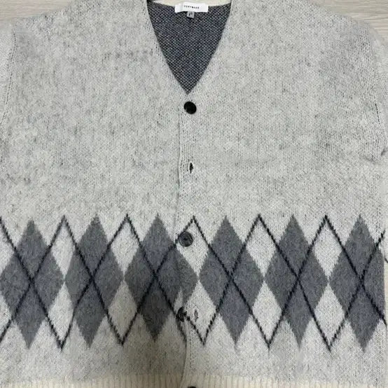 [BUNJANG] Tonywack Argyle Pattern Cardigan / 토니웩 가디건