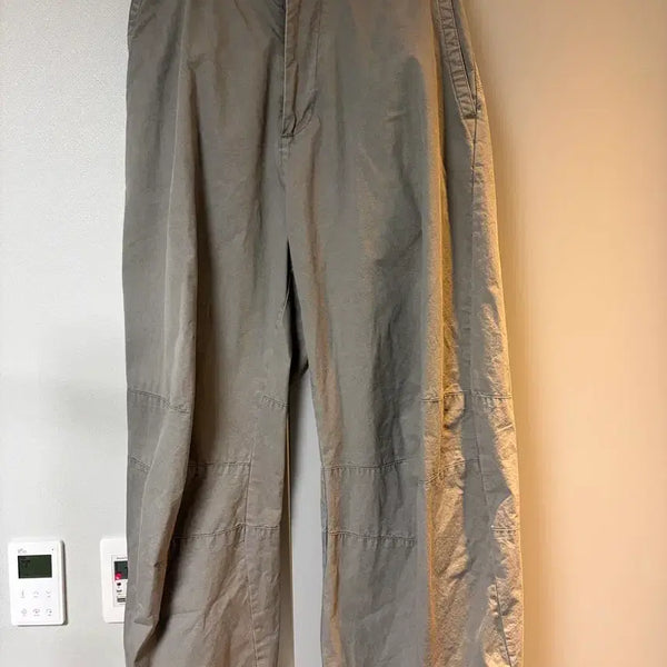 [BUNJANG] HAECHINGROOM Wide Balloon Pants Olive / 해칭룸 와이드 벌룬 팬츠 올리브