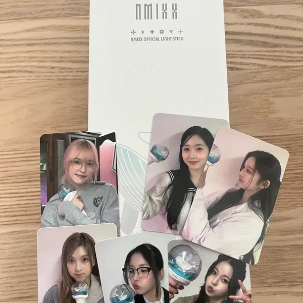 [BUNJANG] NMIXX N MIXSTIC Lightstick + Photocard Set / 엔믹스 응원봉 + 포카 세트 양도 판매 믹스틱 설윤 배이 해원 규진 지우