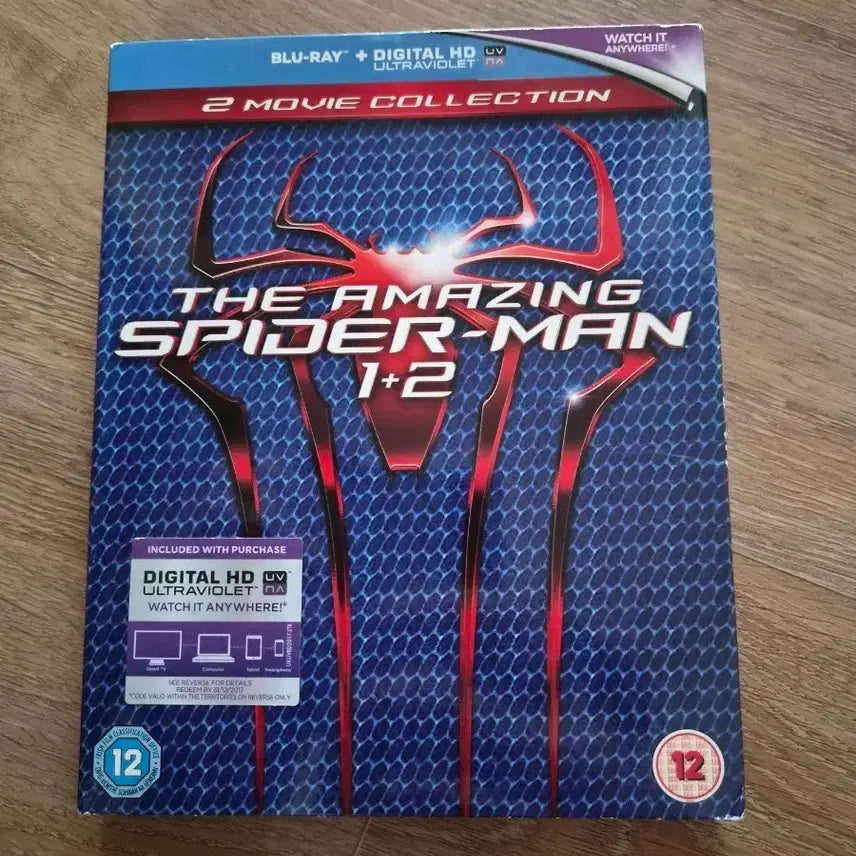 [BUNJANG] The Amazing Spider-Man 1 & 2 Blu-ray Combo Pack (No Korean Subtitles) / 어메이징 스파이더맨 1+2 합본 블루레이 (한글 자막 없음)