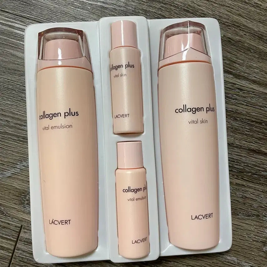 [BUNJANG] Lacvert Collagen Plus Skin Emulsion 2-Piece Set (New) / 라끄베르 콜라겐 플러스 스킨 에멀젼 2종 세트(새제품)
