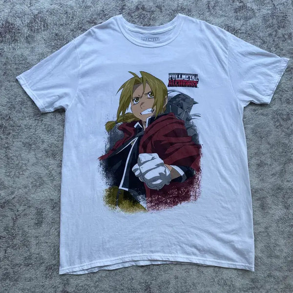 [BUNJANG] Fullmetal Alchemist Official Anime T-Shirt / 강철의연금술사 오피셜 애니메이션 티셔츠 애니티