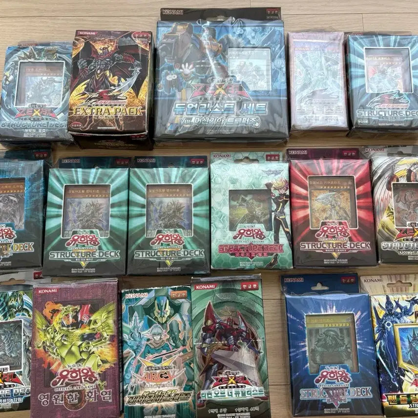 [BUNJANG] Yu-Gi-Oh! Structure Decks & Booster Boxes Bundle Set / 유희왕 카드 소장 박스, 스트럭처(1st)덱 등 일괄 판매