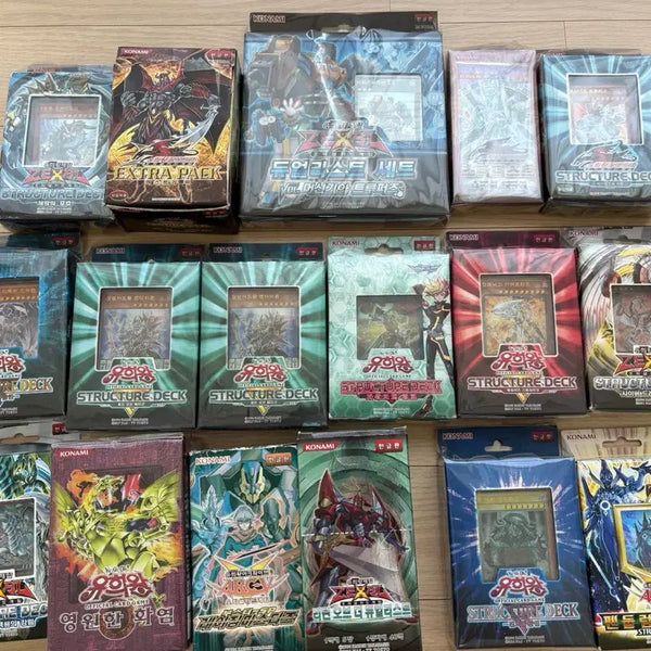 [BUNJANG] Yu-Gi-Oh! Structure Decks & Booster Boxes Bundle Set / 유희왕 카드 소장 박스, 스트럭처(1st)덱 등 일괄 판매