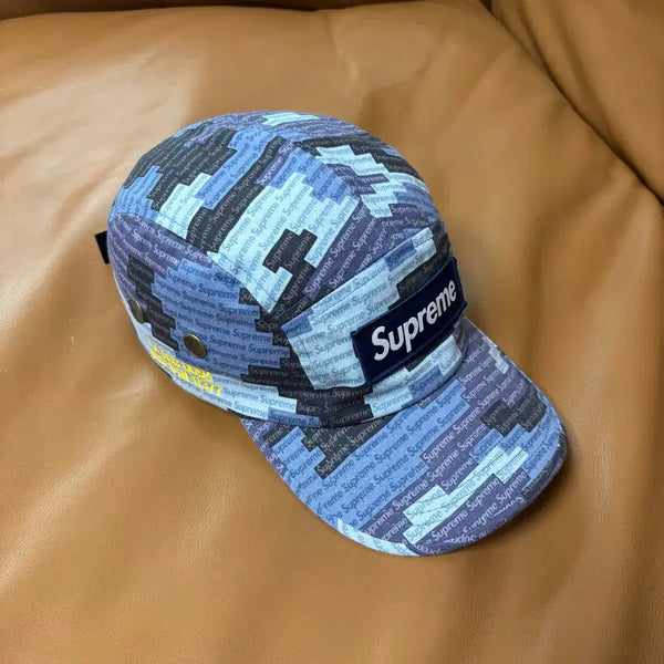 [BUNJANG] Supreme 21SS Military Camo Box Logo Camp Cap / 슈프림 캠프캡 모자 박스로고 밀리터리 카모 네이비 21SS