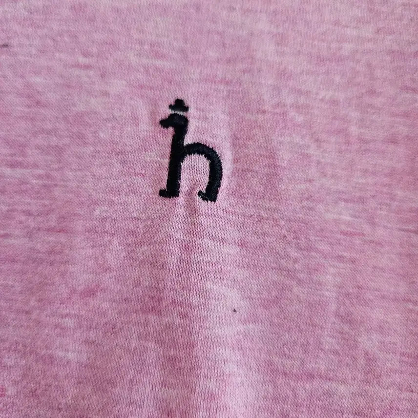 [BUNJANG] Hazzys Pink Premium T-Shirt Size 55 / 헤지스  핑크고급티셔츠  55