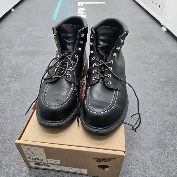 [BUNJANG] Red Wing 8133 Moc Toe 6-inch Black Chrome Boots / 슈퍼솔 6인치 목토 8133 블랙크롬
