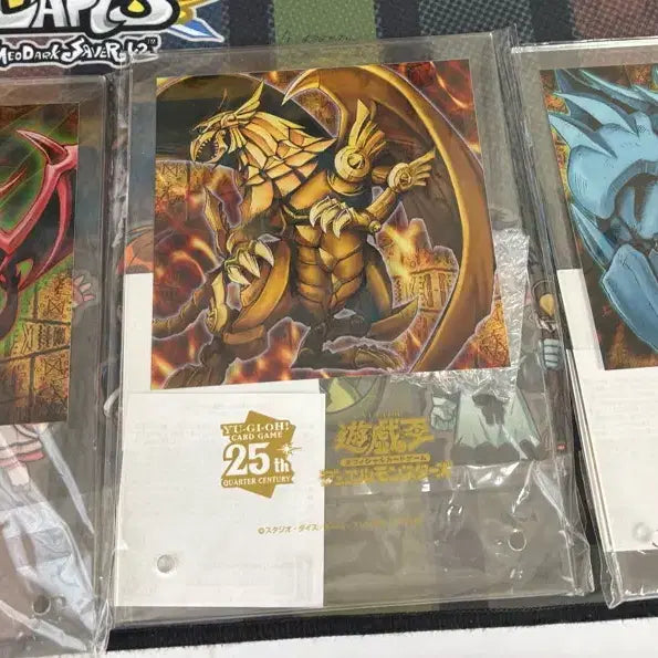 [BUNJANG] Yu-Gi-Oh! 25th Anniversary Obelisk, Slifer, & Ra Acrylic Bundle (Sealed) / (희귀/미개봉) 유희왕 25주년 기념 삼환신 아크릴 일괄판매