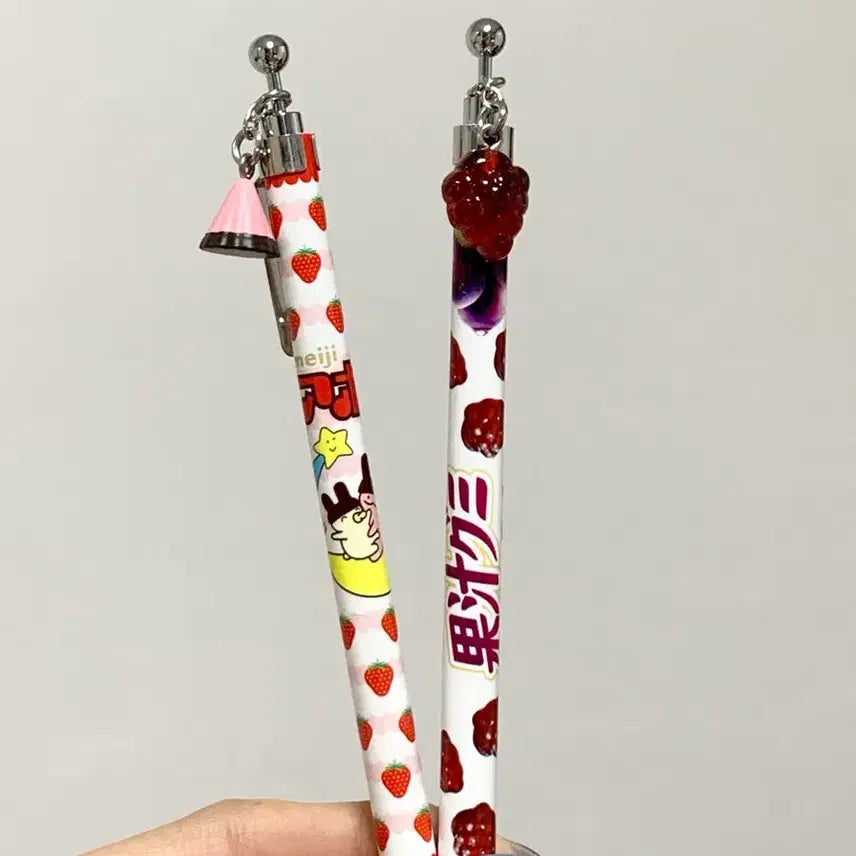 [BUNJANG] Apollo Grape Candy Charm Mechanical Pencil / 일본 과자 아폴로 포도 구미 딸랑이 샤프