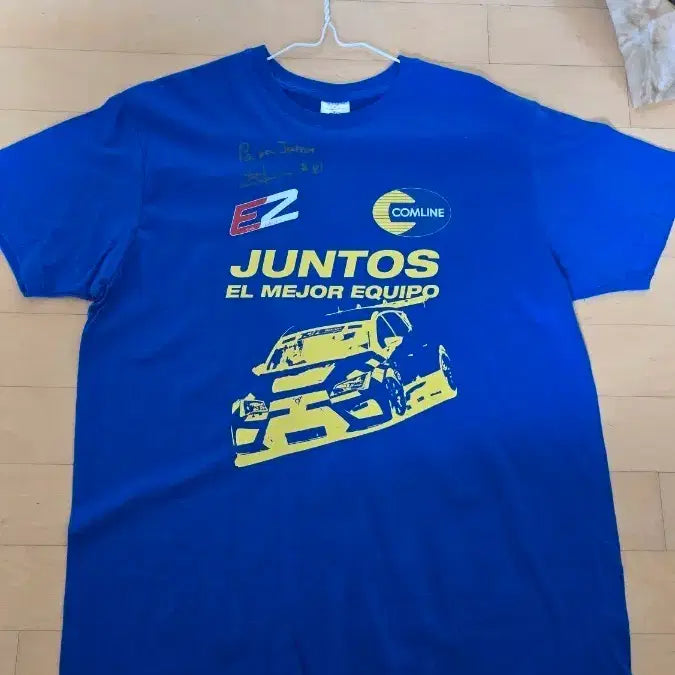 [BUNJANG] TCR Spain Touring Car Championship Signed Short Sleeve T-Shirt / TCR Spain 투어링카 챔피언십 반팔 티셔츠 챔피언  에릭자바라 사인