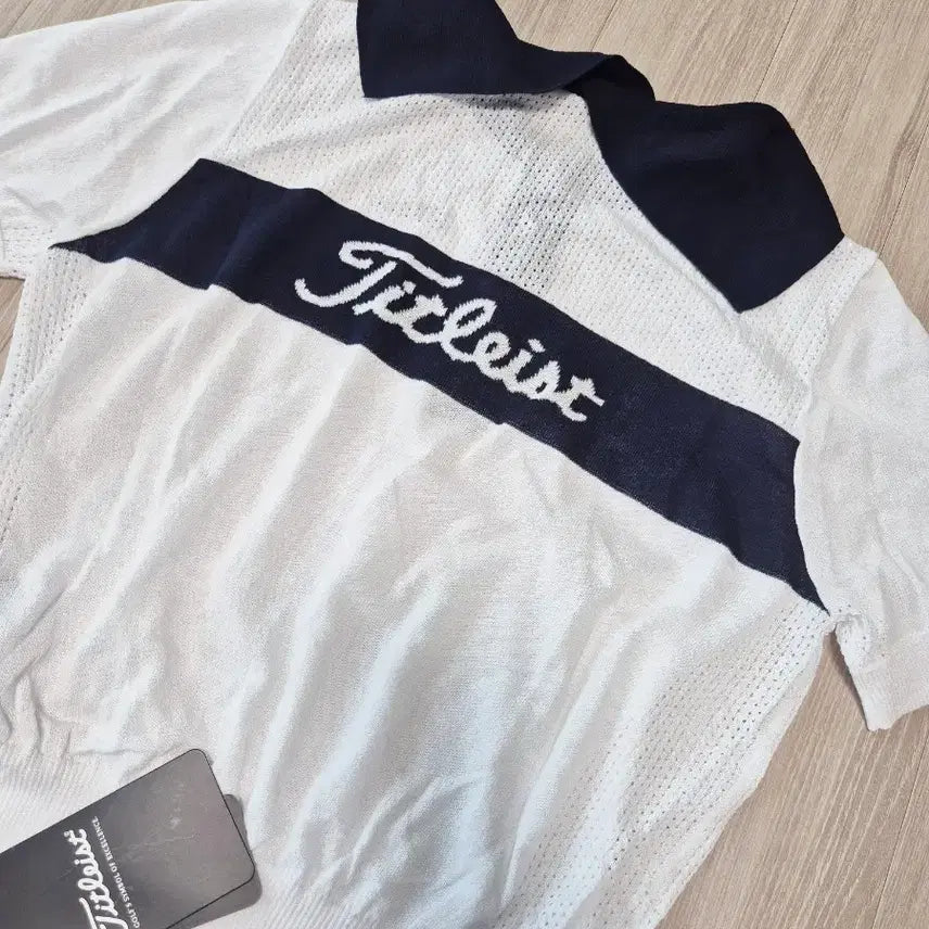 [BUNJANG] Titleist Summer Knit Golf Polo Shirt / 새상품)타이틀리스트여름니트골프티 골프니트