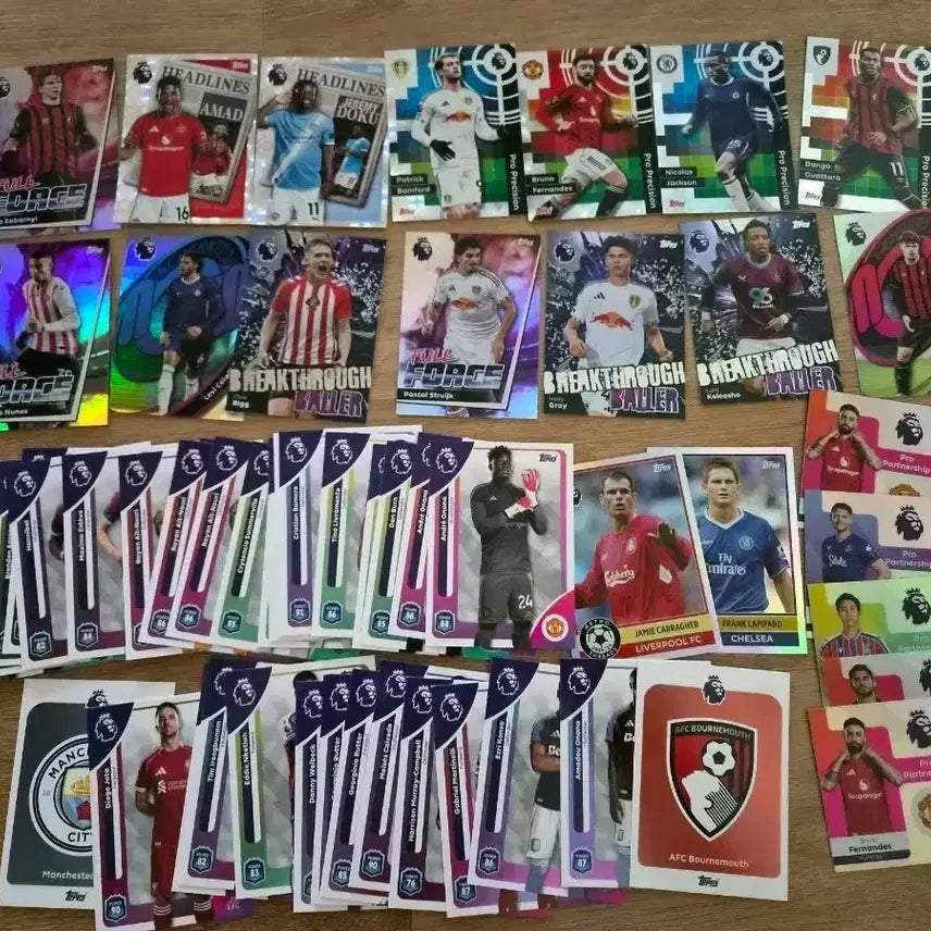 [BUNJANG] EPL Topps Match Attax Soccer Cards 2025/26 Bundle Set / EPL 탑스 매치 어택 축구 카드 2025/26 일괄