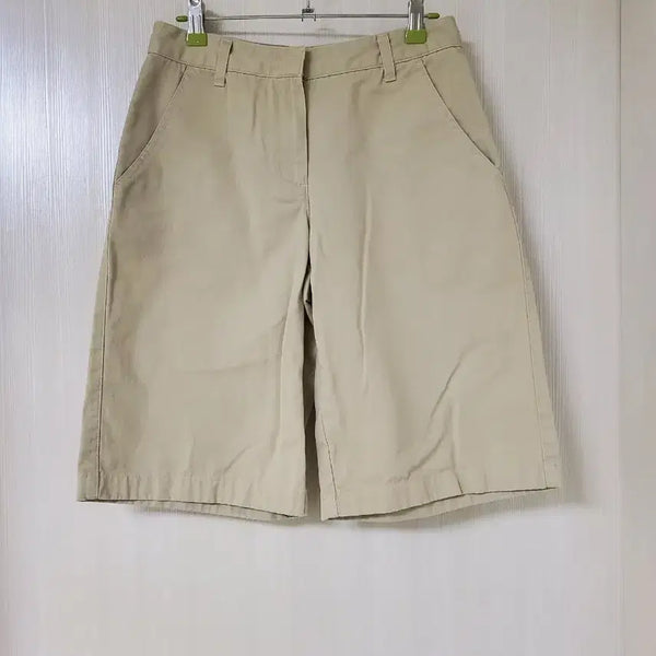 [BUNJANG] Tomboy Beige Cotton Shorts / 톰보이 베이지색 면 반바지