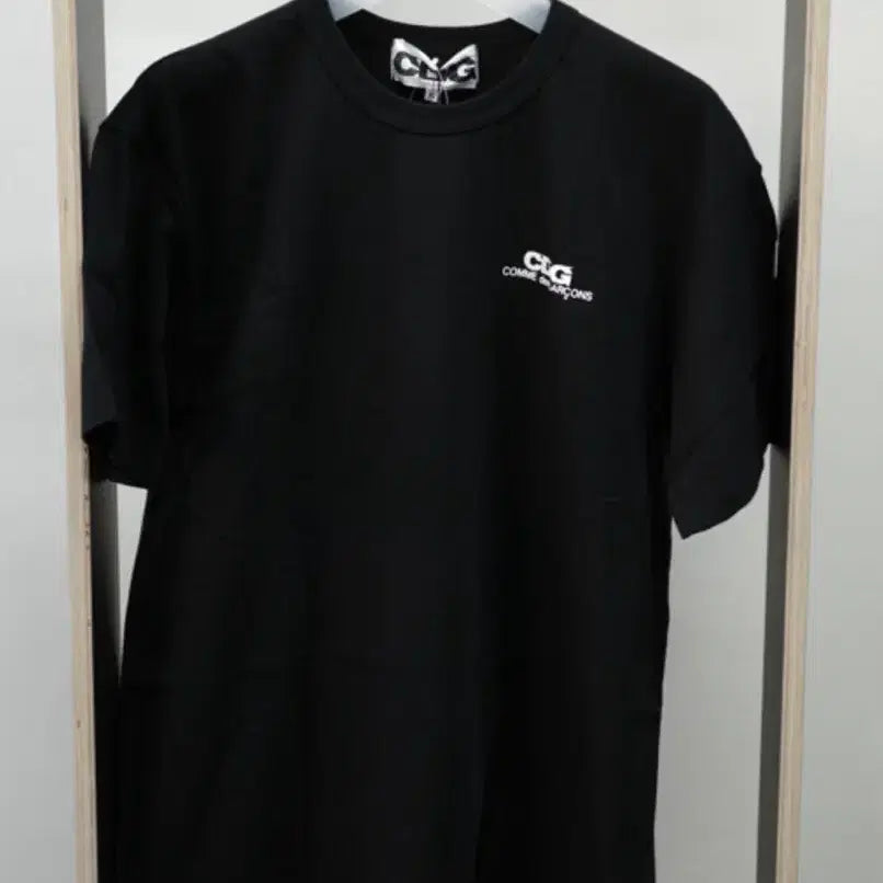 [BUNJANG] Comme des Garçons CDG Small Logo Short Sleeve T-Shirt Black / 꼼데가르송 CDG 스몰 로고 반팔 티셔츠 블랙