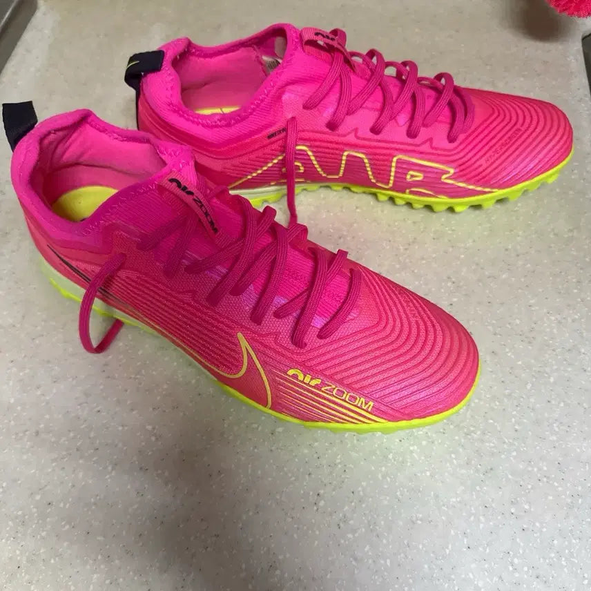 [BUNJANG] Nike Mercurial Vapor 15 Pro TF Pink / 나이키 머큐리얼 베이퍼 15 프로