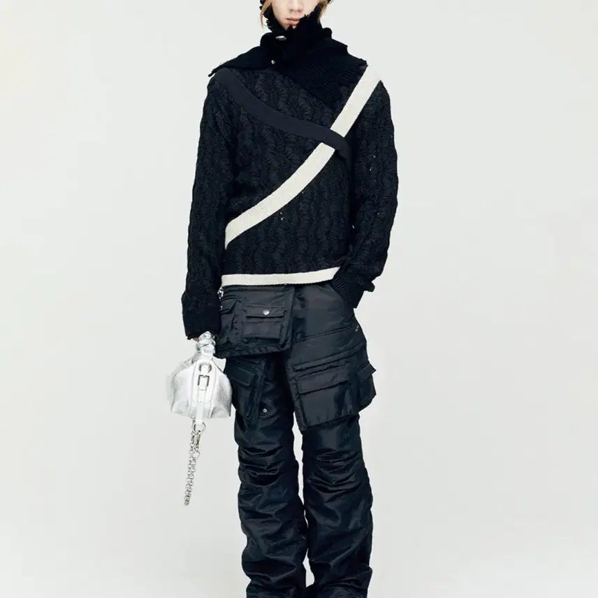 [BUNJANG] Andersson Bell Pocket Bag Cargo Pants Black / 앤더슨벨 포켓백 카고팬츠 46사이즈 블랙