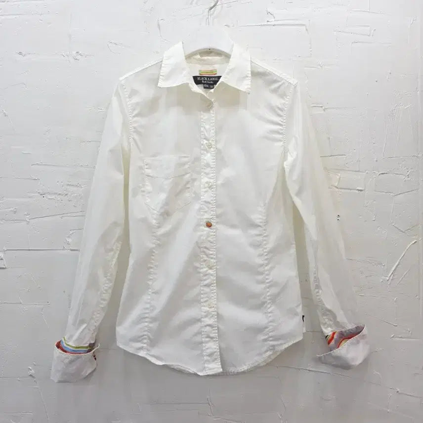 [BUNJANG] Paul Smith Black Label White Cotton Elastane Shirt Size 38 / 폴스미스 블랙라벨 화이트 셔츠 38
