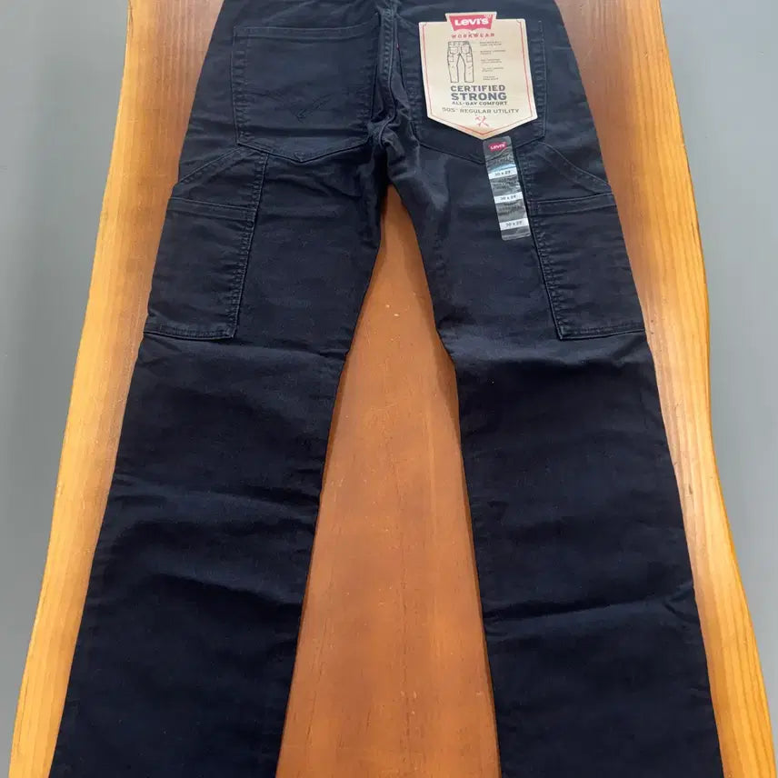 [BUNJANG] Levi's 505 Regular Utility Workwear Canvas Pants / 리바이스 505 워크웨어 유틸리티 블랙 캔버스 바지 3423300003029 / 30x29